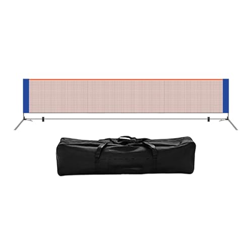 Pickleball Net Easy Install Portable Net System with Storage Bag Stable Steel Tube Lightweight PP Material Suitable for Parties Driveways Home Court - size: 5.1m