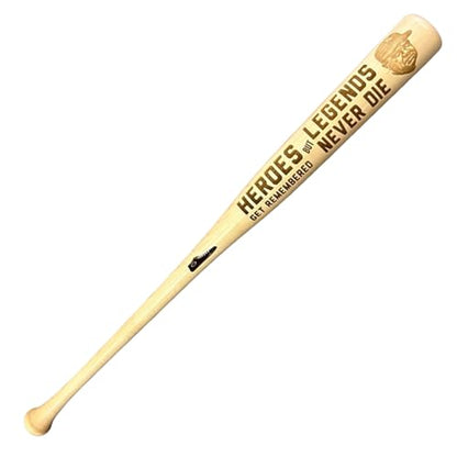Heroes Get Remembered But Legends Never Die Engraved Baseball Bat