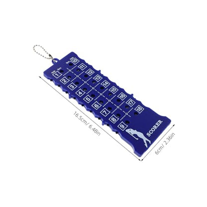 Golf Score Counter Shot Stroke Counter for Women Compact Scoreboard for Golf Tournaments Practice