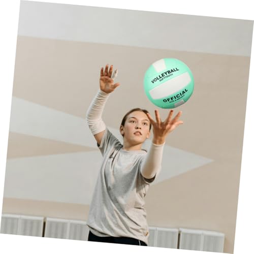 ibasenice 2pcs Adult Volleyball Size 5 Soft Indoor Volleyball Practice Ball Machine-Seamed Explosion-Proof Training Ball for Sports Equipment