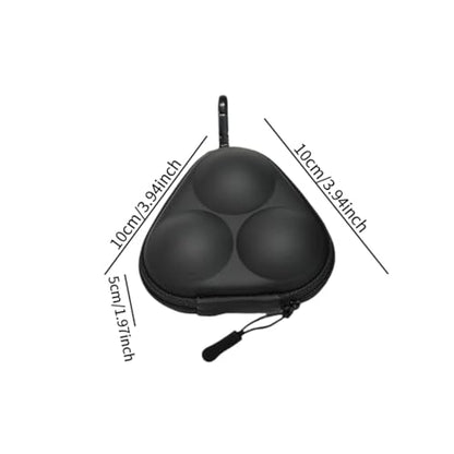 Table Tennis Ball Storage Bag, Holds 3 Balls, Ping Pong Balls Storage Bag