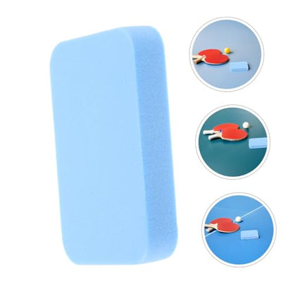 KICHOUSE 2Pcs Table Tennis Paddle Cleaner Dual Sided Rubber Care Sponge Eraser for Efficient Maintenance of Racket and Rubber Quick Absorption for Optimal Performance