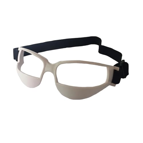 Dribbling Goggles Basketball 4PCS Comfortable Training Glasses - Lightweight PC Frame Enhance Ball Control Vision - color: Gray