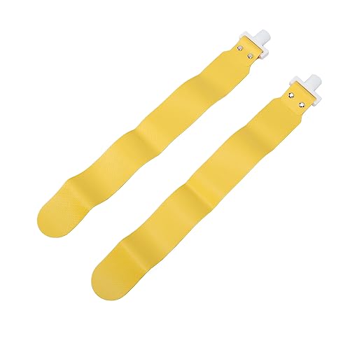 Adjustable Flag Football Set, 5 PCS PP Adjustable Flag Football Belts with 2 Flags for Youth and Adults, Training Equipment for Sports Games and Activities (Yellow)