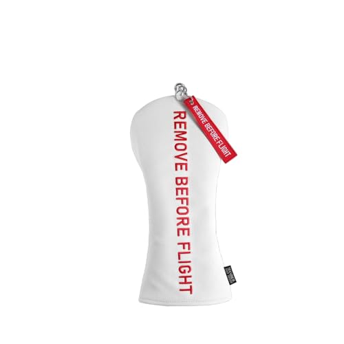 Golf Head Cover with RBF Design for Golf Club - size: for Hybrid, style: White