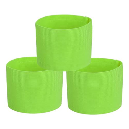 PATIKIL Soccer Captain Armband, Captain Arm Bands for Soccer Elastic Captain Arm Band Sports Captain Armbands - color: Fluorescent Green