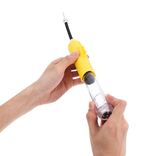 Mini Sports Ball Pump with Needle, Hand Air Pump for Basketball, Soccer, Volleyball, Portable Inflator for Swim Rings, Yellow