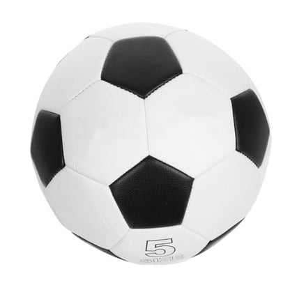 Cabilock Training Soccer Ball Size 5, Pu Machine-Stitched Football for Outdoor Use, Wear-Resistant Soccer Ball for Boys, Suitable for 11-a-Side Matches and Practice