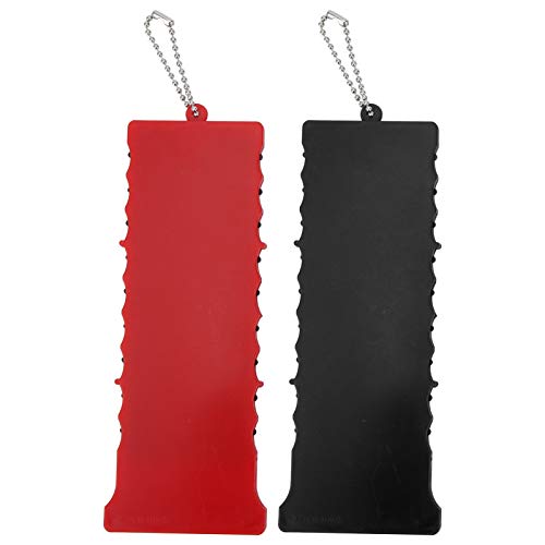 2 Pack Golf Score Counter for 18 Holes, Portable Golf Score Keeper with Clip Easy One Hand Use, Training & Competition Accessory, Black & Red