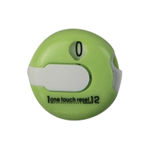 Golf Score Counter with Reset Button & Clip, Easy Attach to Golf Glove, Portable Stroke Tracker for Golf Games - color: Green + White, size: 1 Pack