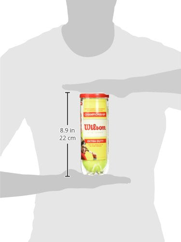 WILSON Championship Tennis Balls - size: 4 Can Pack (12 Balls), style: Extra Duty