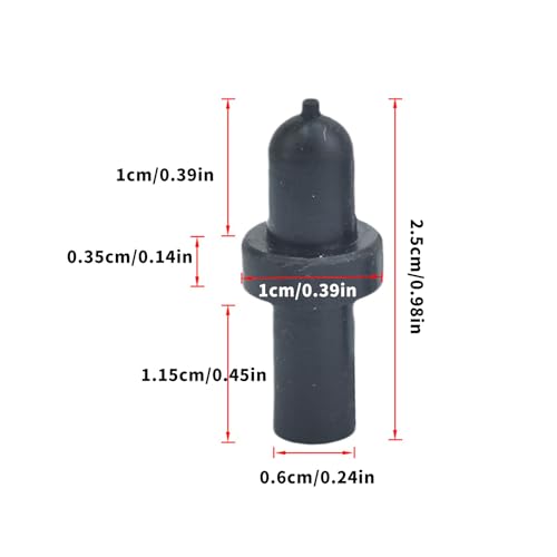 Rubber Air Plug Replacement Set for Basketball Football Volleyball, Quick Leak Seal, Tool-Free Setup, 5/10 Pack