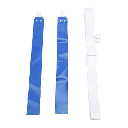 Flag Football Belts, 2 Flags per Belt with Adjustable Buckle Design for Kids Adults, Football Training Accessories for Outdoor Sports Games (Blue)