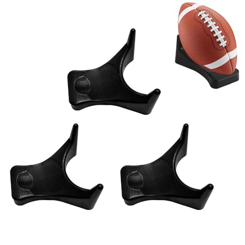 3 Pieces Kickoff Kicking Tees Football Holders Rugby Ball Stands Sports Display Stands Anti Slip Surface Composite PP Suitable for Team Training