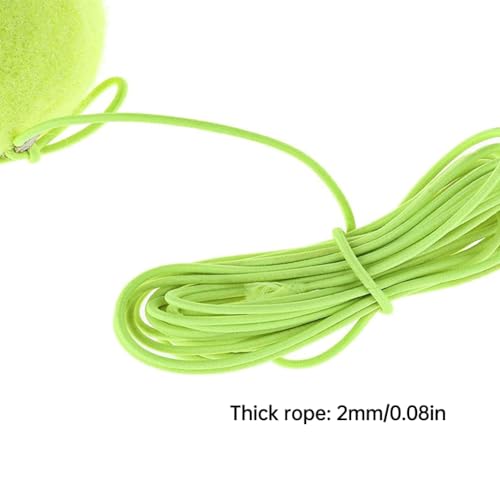Tennis Ball Tennis Training Ball and String Replacement Self Practice Trainer Resiliency and Tether Replacement Tether 5PCS, Balls