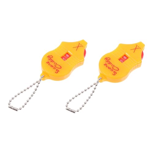2pcs Portable Golfs Scoring Device Accurate Golfs Counter Tool for Easy Stroke Tracking Golfers Durable and Lightweight Design