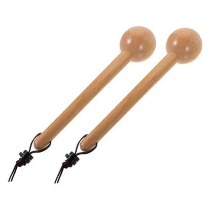 2Pcs Baseball Glove Mallet Wooden Shaping Tool for Youth Softball Baseball Gloves for Breaking and Protecting