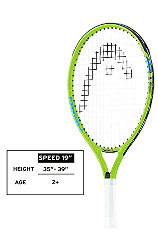 HEAD Speed Kids Tennis Racquet (19 Inch) and Penn Championship Tennis Balls (Extra Duty Felt) Bundle