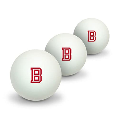 GRAPHICS & MORE Bradley University Secondary Logo Novelty Table Tennis Ping Pong Ball 3 Pack