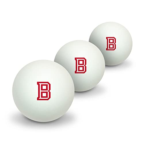 GRAPHICS & MORE Bradley University Secondary Logo Novelty Table Tennis Ping Pong Ball 3 Pack