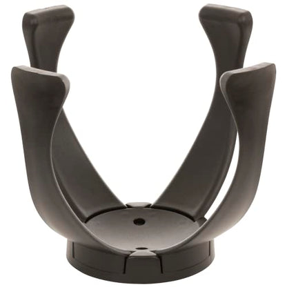 Silverback Basketball Holder Compatible with Men's, Women's, Youth Basketballs, Soccer Balls, Volleyballs, and Kickballs,Black