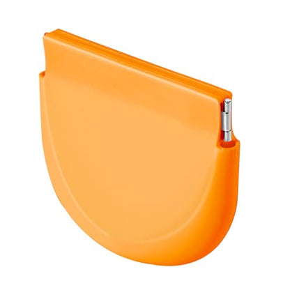 Silicone Retainer Case Partial Denture Case, Cute Mouth Guard Case Night Guard Case with Vent Holes, Slim Aligner Case Retainer Holder Case - Orange - color: Orange