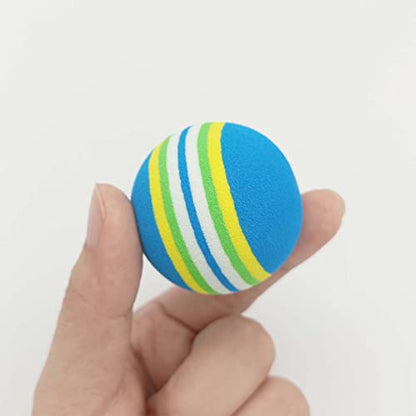 Medsuo 20pcs Practice Golf Balls Golf Training Balls Garden Soft Foam Elastic Golf Balls for Indoor/Outdoor Golf Practice - Red and Blue