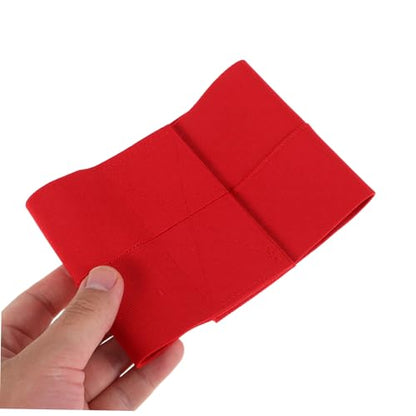Toyvian Elastic Baseball Glove Strap Softball Wrap Band for All Gloves Breathable Open Structure Design Red