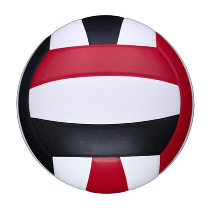 adidas | PRO | Hand Picked Leather Indoor Game Volleyball | NFHS Certified | Official Size - color: Red/White/Black