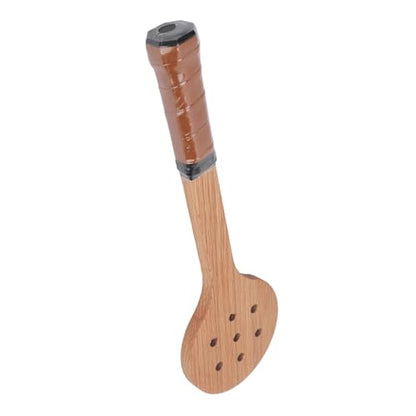 Wooden Tennis Training Racket, Lightweight Poplar Wood Bat for Improved Power Control, Accurate Swing Practice for All Skill Levels Outdoor Indoor Play