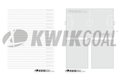 Kwik Goal Coaches' Notebook , 8.5-Inch x 10-Inch,Black