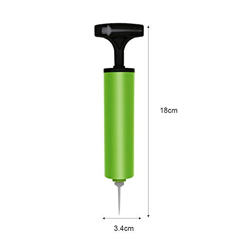U-M Air Pump Football Soccer Swimming Ring Air Pump Inflatable Ball Reusable Plastic Hand Air Pump with Inflating Gas Needle Adaptor Durable