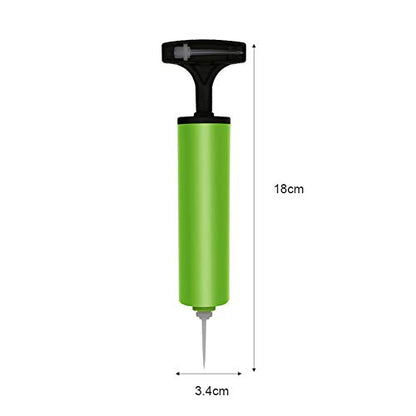 U-M Air Pump Football Soccer Swimming Ring Air Pump Inflatable Ball Reusable Plastic Hand Air Pump with Inflating Gas Needle Adaptor Durable