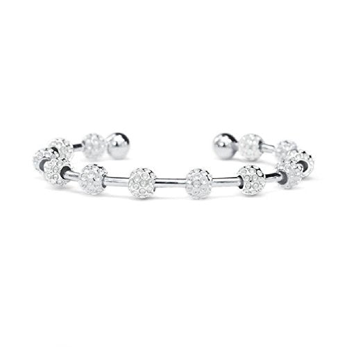 Golf Goddess Stroke/Score Counter Bracelet - color: Silver Golf Ball Bead