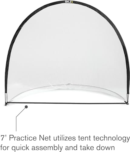 SKLZ Home Golf Driving Range Kit with Net, Golf Balls, Launch Pad, and Tees