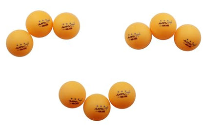 MAPOL 50- Pack Orange 3-Star Premium Ping Pong Balls Bulk,Advanced Training Table Tennis Ball