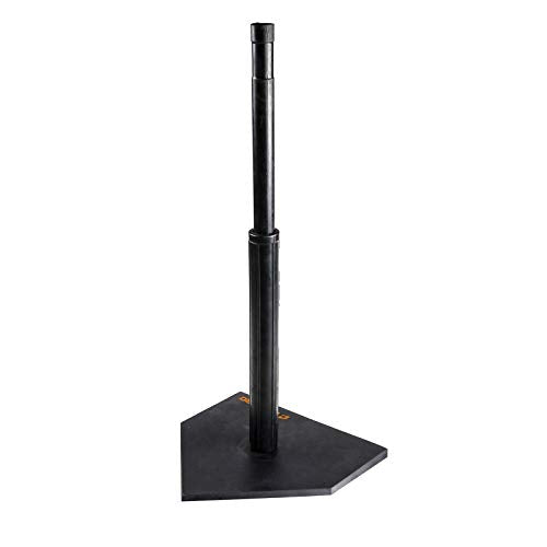 Champro Heavy Duty Reinforced Rubber Batting Tee for All Ages with Adjustable Height, Baseball and Softball Training - size: Retail Box