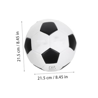 Alipis Size 5 Soccer Ball for Training and Pu Machine-Stitched Football Wear-Resistant Outdoor Soccer Ball
