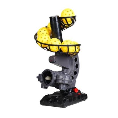 Portable Pickleball Machine for Solo Practice - 9 Ball Capacity, Tripod Compatible, Lightweight PP Construction