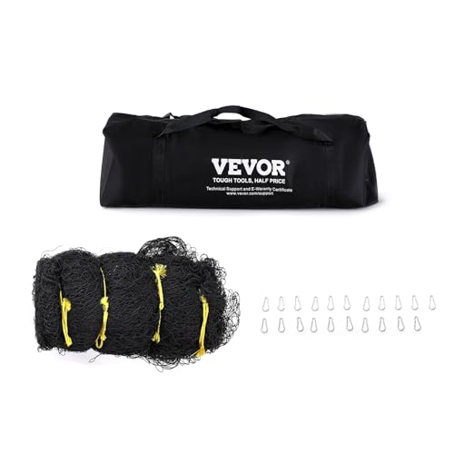 VEVOR Baseball Batting Cage,Professional Softball Baseball Batting Hitting Training Net,Heavy Duty Enclosed PE Practice Portable Pitching Cage Net with Door&Carry Bag,for Backyard,Field,Indoor&Outdoor