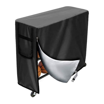 Basketball Rack Cover Garage Ball Storage Rack Cover Waterproof Sports Equipment Organizer Cover Dustproof Outdoor Indoor Ball Storage Rack Cover