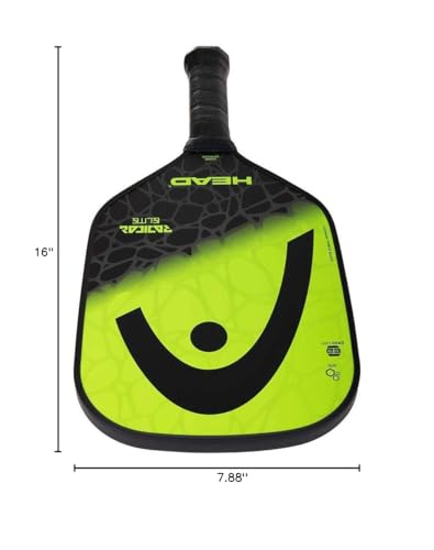 HEAD Radical Elite Pickleball Paddle - color: Black/Yellow