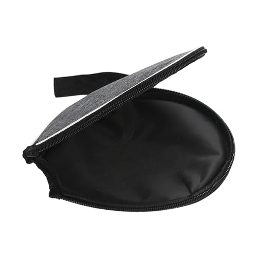 M METERXITY Ping Pong Paddle Cover - Table Tennis Racket Case Half Bags Container Apply to Storage Organize (Grey)