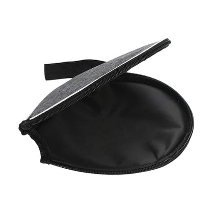 M METERXITY Ping Pong Paddle Cover - Table Tennis Racket Case Half Bags Container Apply to Storage Organize (Grey)