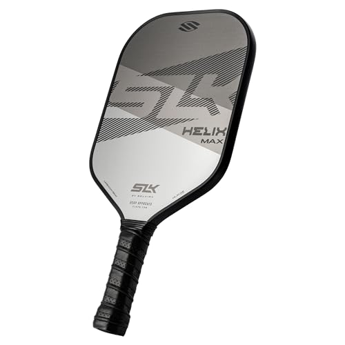 Selkirk Sport SLK Helix Pro Pickleball Paddle | Thermoformed Carbon Fiber Pickleball Paddles with Carbon Fiber & Fiberglass Hybrid Face | Unmatched Control - color: Legend Gray
