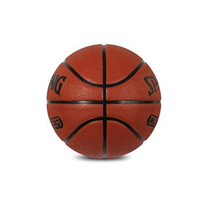 Spalding Cross Over Official Basketball Ball Senior Men Ball Size 6 + Air Pump