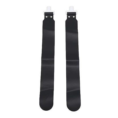 Adjustable Flag Football Set, 5 PCS PP Adjustable Flag Football Belts with 2 Flags for Youth and Adults, Training Equipment for Sports Games and Activities (Black)