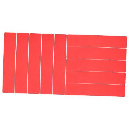 GANAZONO Court Marking Lines Sports Training Carpet Marker Cones Sports Football Training Signs Training Supplies - color: Red