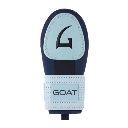 Baseball Sliding Mitt – Youth & Adult Protective Sliding Mitt – Ambidextrous Hand Guard for Baseball & Softball – Baserunning Safety Gear – Baseball Accessories - Multiple Color Options - color: Navy Blue & Powder Blue, size: Adult