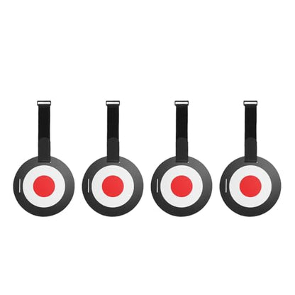 Asixxsix Soccer Target, 4PCS Adjustable Angle and Height Football Training Equipment, Baseball Training Equipment with Robust Support Straps for Soccer Baseball Tennis Practice